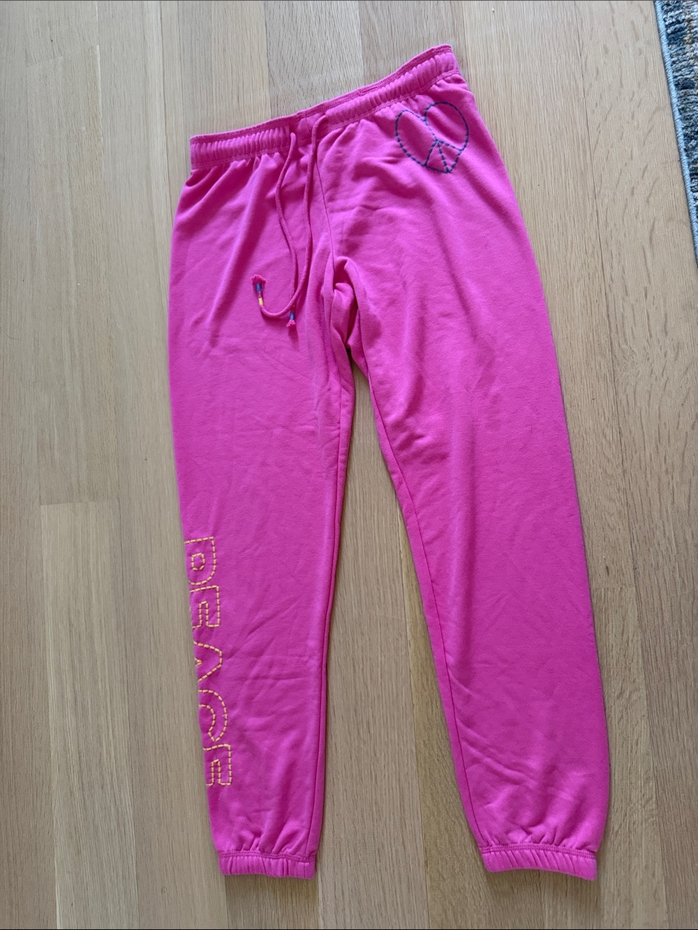 P.J. Salvage Hot Pink Terry Pullover
